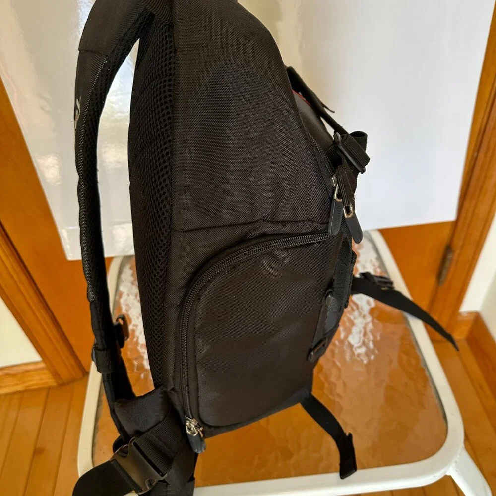 Targus - Camera Sling Backpack - Medium - Black/Grey color